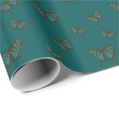 Inheemse W swallowtail Inpakpapier (Rol Hoek)