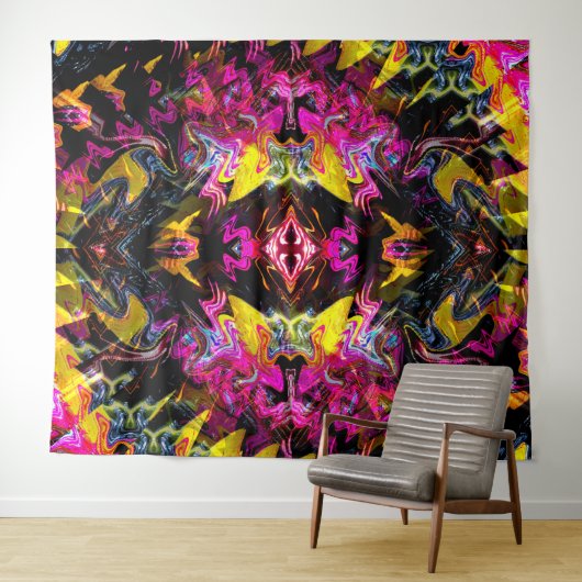 Inheemse werveling...... wandkleed (In Situ (horizontaal))