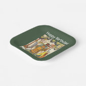 Inheemse Westerne Amerikaanse Indiaanse vrouw Boss Papieren Bordje (Gebogen)