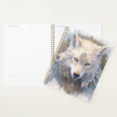 inheemse witte wolf planner (Display)