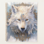 inheemse witte wolf planner (Voorkant)