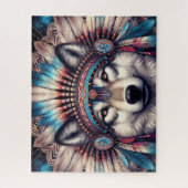 Inheemse Wolf Legpuzzel (Verticaal)