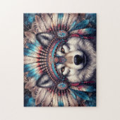 Inheemse Wolf Legpuzzel (Verticaal)
