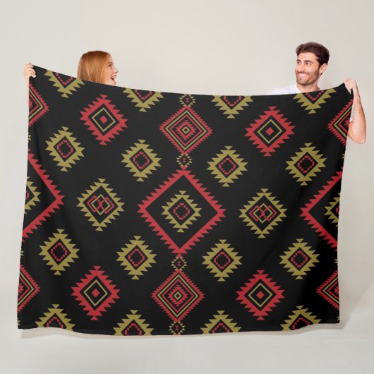 Inheemse Zone 60x80 Fleece Deken (In situ)