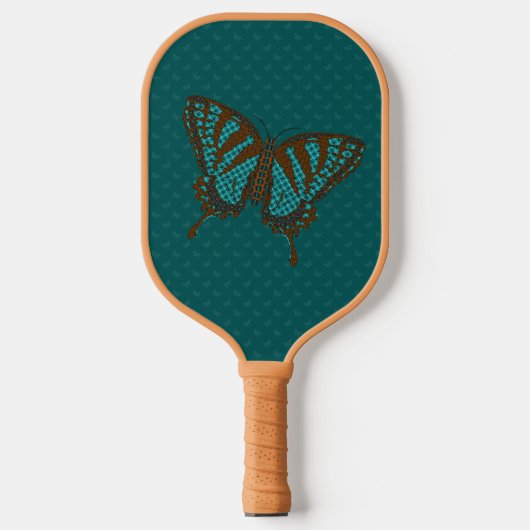 Inheemse zwaluwstaart pickleball paddle (Voorkant)