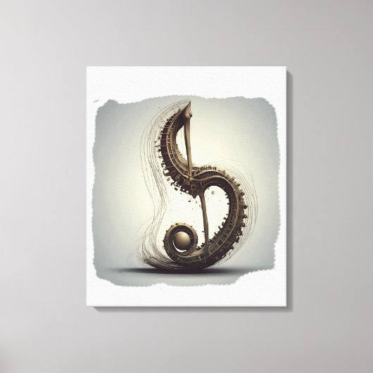 Inheritance of Noise Canvas Afdruk (Voorkant)