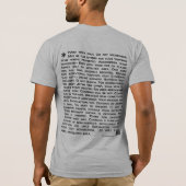 Inhoud, Disclaimer T-shirt (Achterkant)