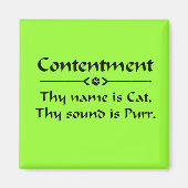 Inhoud uw naam is kat magneet (Voorkant)