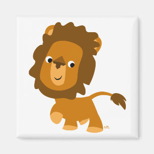 Inhoud van de cartoon Lion magnet