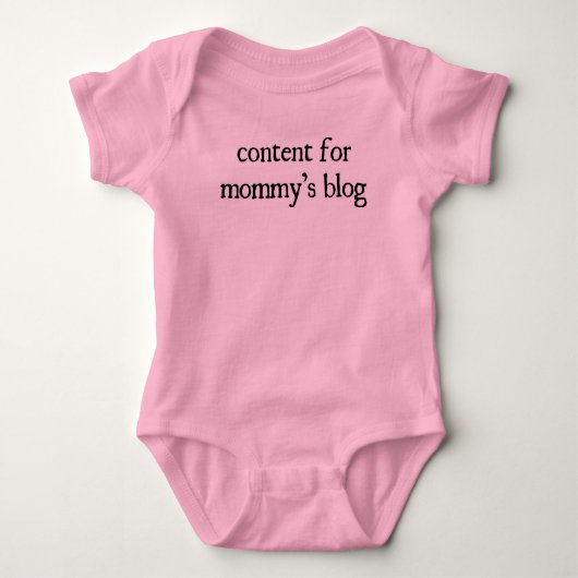 "Inhoud voor mammie's blog Romper (Voorkant)