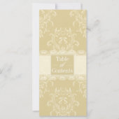 Inhoudsopgave Invoegen voor trouwplanning bindt (Voorkant)