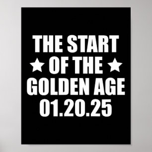 Inhuldiging 2025 President Trump Golden Age Poster