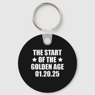 Inhuldiging 2025 President Trump Golden Age Sleutelhanger