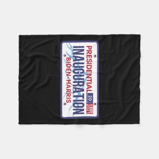 Inhuldiging Joe Biden President Kamala Harris Fleece Deken (Voorkant (Horizontaal))