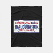 Inhuldiging Joe Biden President Kamala Harris Fleece Deken (Voorkant)