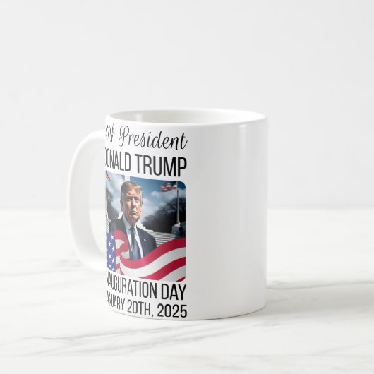 Inhuldiging Mokken 45e 47e President Donald Trump (Voorkant links)