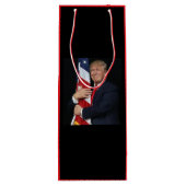 Inhuldiging president Trump 2025 Wijn Cadeautas (Achterkant)