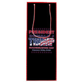 Inhuldiging president Trump 2025 Wijn Cadeautas (Voorkant)