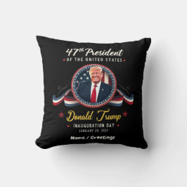 Inhuldiging Trump 20 januari 2025 Kussen