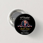 Inhuldiging Trump 20 januari 2025 Ronde Button 3,2 Cm (Voorkant /achterkant)