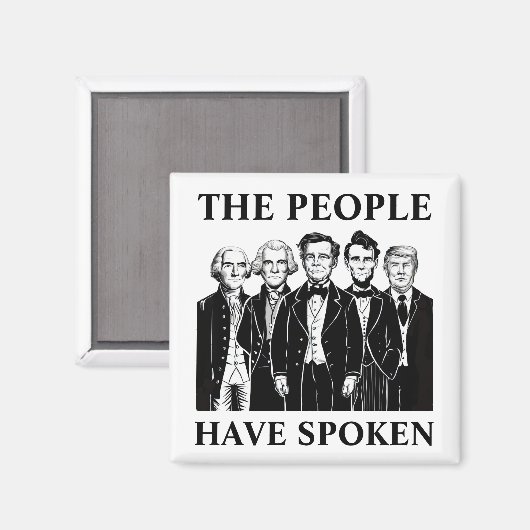 inhuldiging van het president magneet (Voorkant / Achterkant)