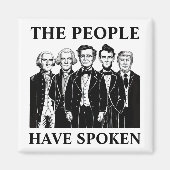 inhuldiging van het president magneet (Voorkant)