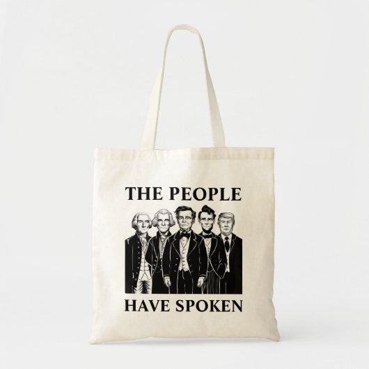 inhuldiging van het president tote bag (Voorkant)
