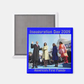Inhuldigingsdag 2009 magneet (Voorkant / Achterkant)