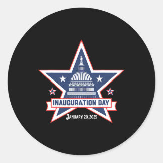 Inhuldigingsdag 20 januari 2025 ronde sticker