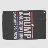 Inhuldigingsdag Trump januari 2025 President Golfhanddoek (Horizontaal)