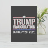 Inhuldigingsdag Trump januari 2025 President Kaart (Staand voorkant)