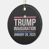Inhuldigingsdag Trump januari 2025 President Keramisch Ornament (Links)