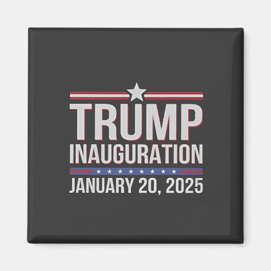 Inhuldigingsdag Trump januari 2025 President Magneet (Voorkant)