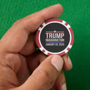 Inhuldigingsdag Trump januari 2025 President Poker Chips