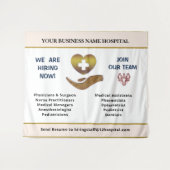 Inhuren Word lid van ons team Medewerkers Business Wandkleed (Voorkant (horizontaal))