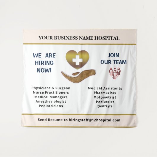 Inhuren Word lid van ons team Medewerkers Business Wandkleed (Voorkant (horizontaal))