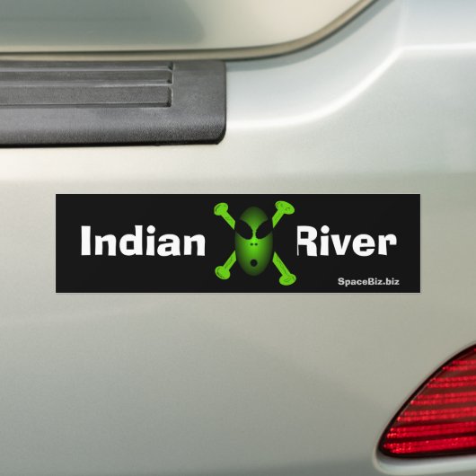 Inian River Bumpersticker (Op auto)