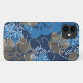 Iniki Point Hawaiian Hibiscus Floral Blue Case-Mate iPhone Case (Achterkant (horizontaal))