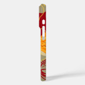 Iniki Point Hawaiian Hibiscus Floral Red Case-Mate iPhone Case (Achterkant / Links)