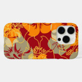 Iniki Point Hawaiian Hibiscus Floral Red Case-Mate iPhone Case (Achterkant (horizontaal))