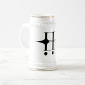 INIMICA Logo Stein Bierpul (Voorkant links)