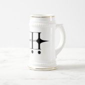 INIMICA Logo Stein Bierpul (Voorkant rechts)