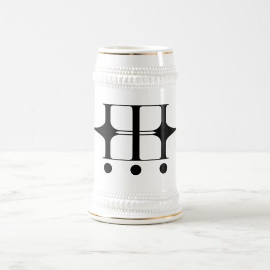 INIMICA Logo Stein Bierpul (Center)