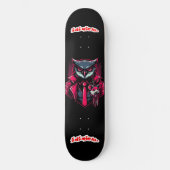 Inimical Apex Predator Series Red Owl Persoonlijk Skateboard (Voorkant)