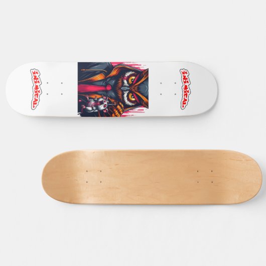 Inimical Apex Predator Series Red Owl X skateboard (Horizontaal)