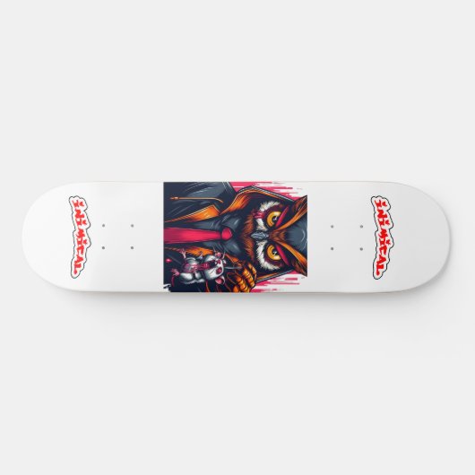 Inimical Apex Predator Series Red Owl X skateboard (Horizontaal)