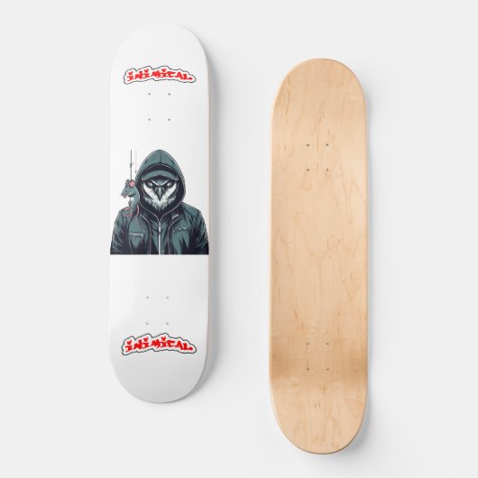 Inimical Apex Predator Series Uil X Persoonlijk Skateboard (Voorkant)