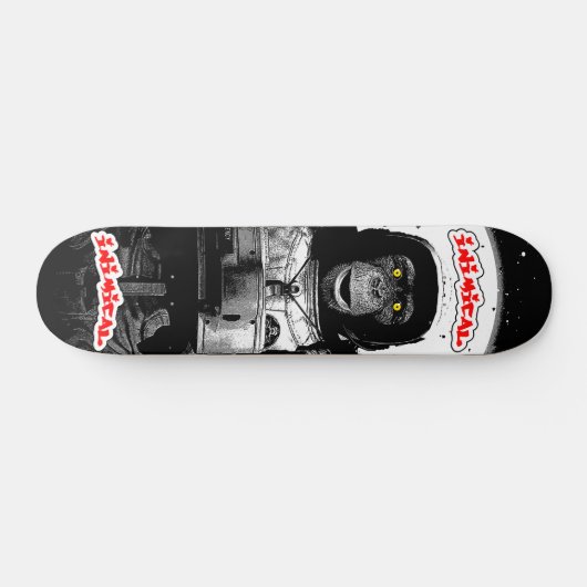 Inimical Astronaut Monkey Persoonlijk Skateboard (Horizontaal)