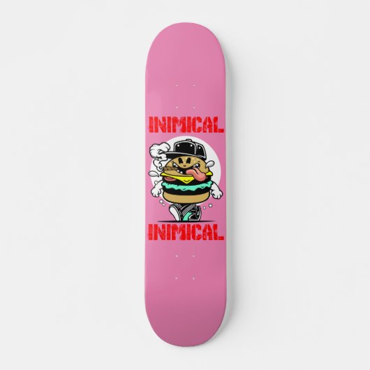 Inimical Burger Boi Skateboard Deck (Voorkant)