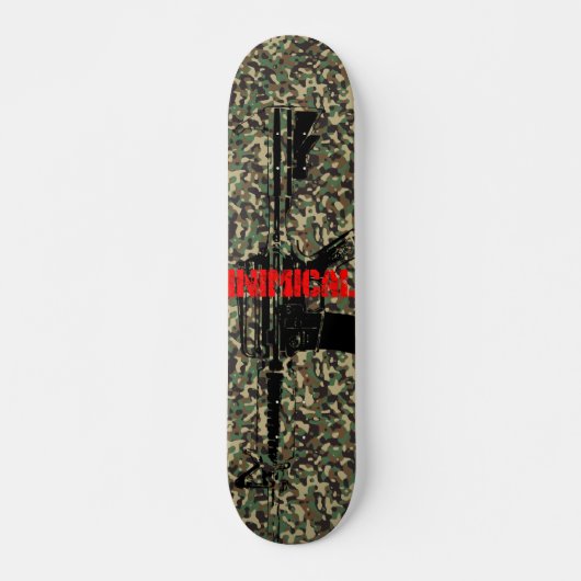 Inimical Camo geweer Persoonlijk Skateboard (Voorkant)